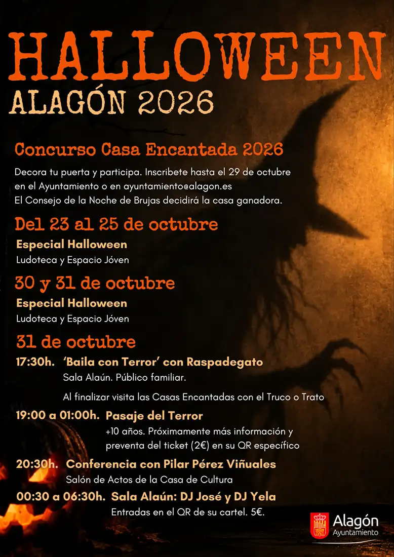 Cartel de Pasaje del Terror de Alagón