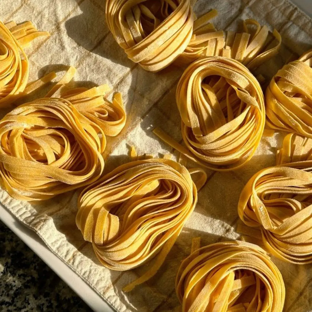 Cartel de Taller de pasta fresca: la vera carbonara