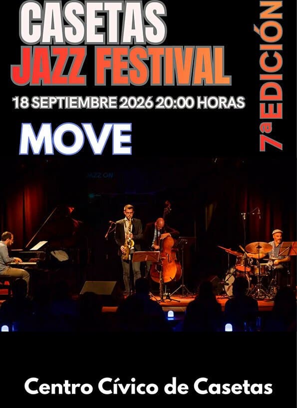 Cartel de Casetas Jazz Festival: Move