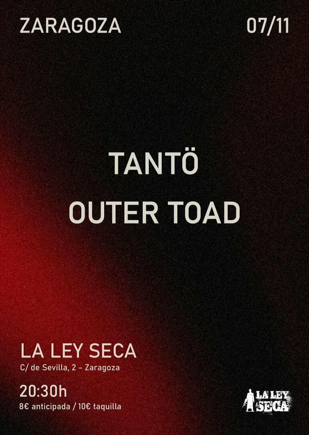 Cartel de Tantö + Outer Toad