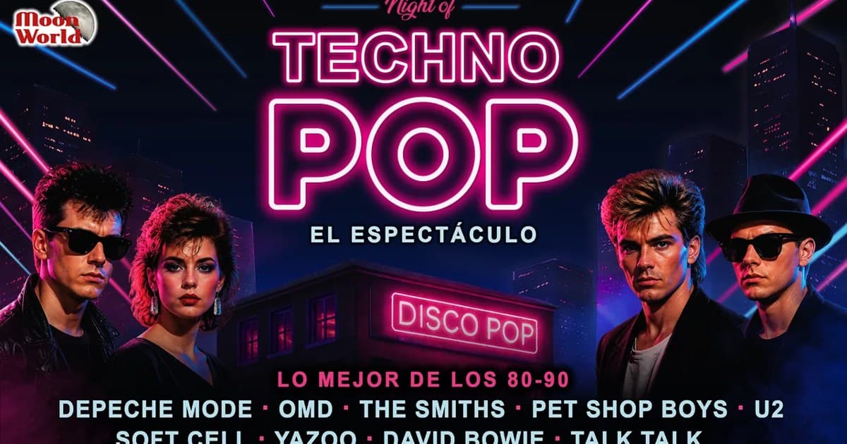 Cartel de Techno Pop