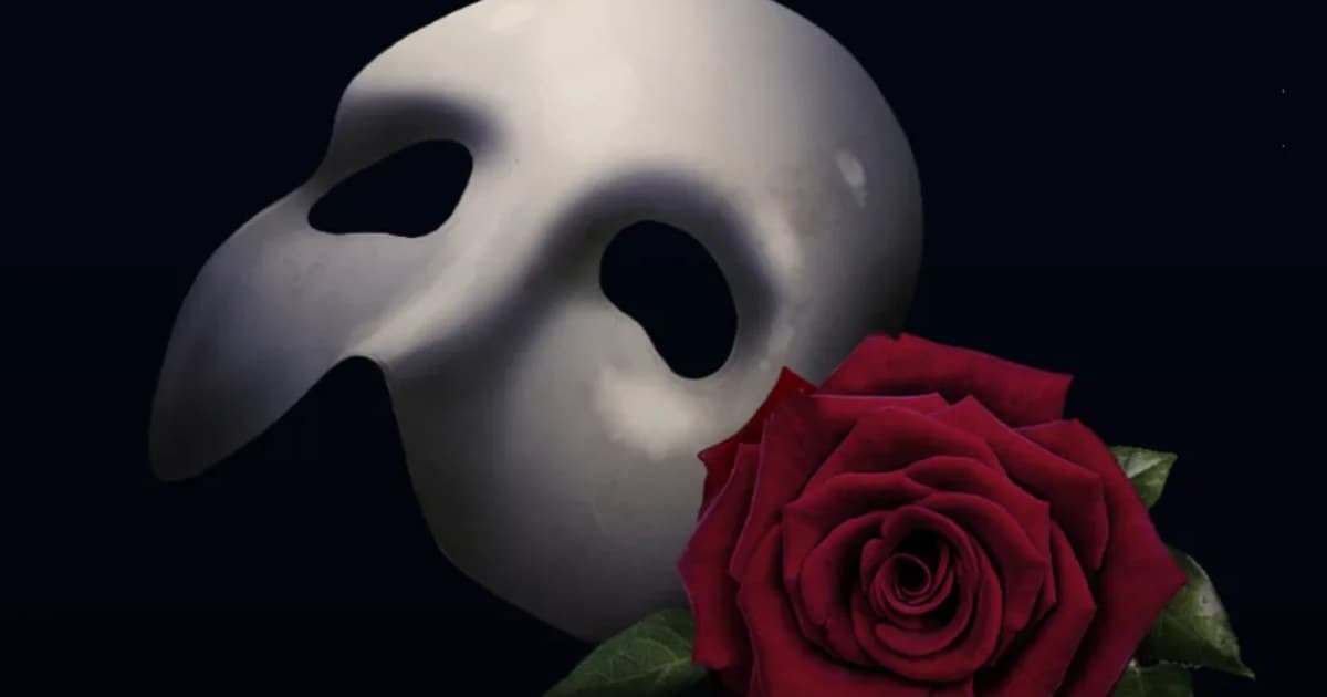 Cartel de El Fantasma de la Ópera, el musical