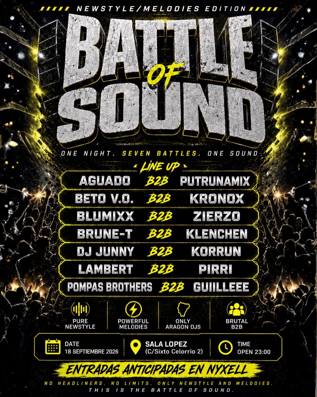 Cartel de Battle of Sound