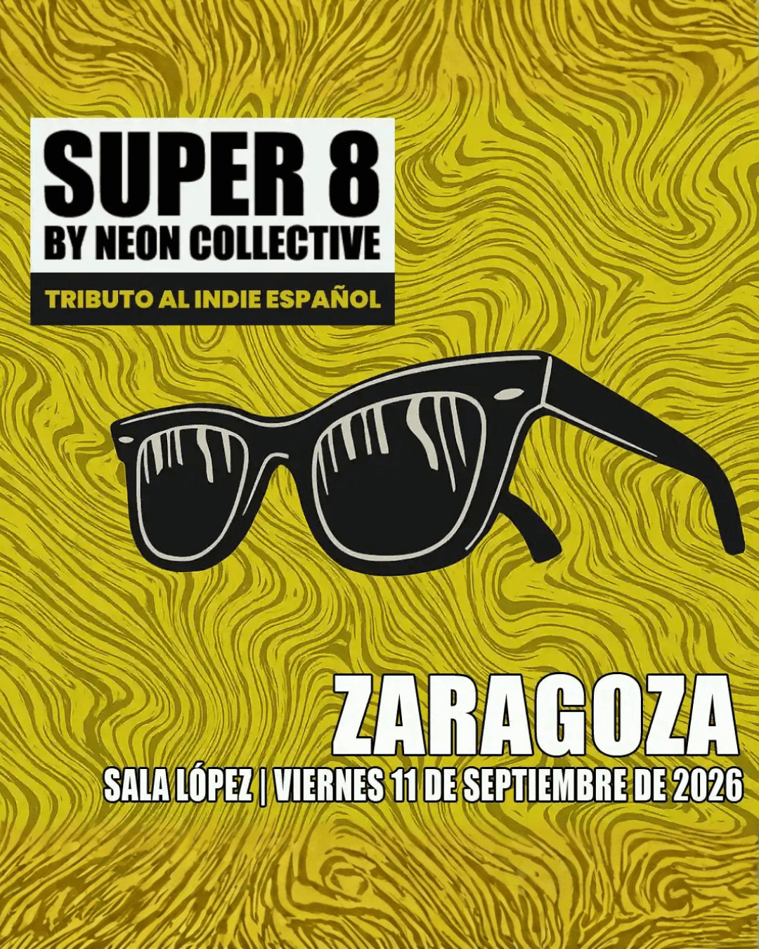 Cartel de Super 8: Tributo al Indie Español