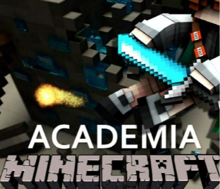 Cartel de Extraescolar Minecraft Academy. Aprende a programar jugando