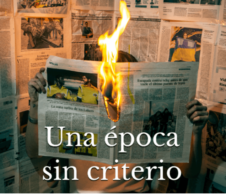 Cartel de Presentación del libro: "Una época sin criterio"