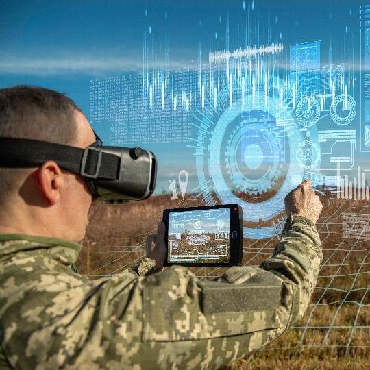 Cartel de Impacto de las tecnologías digitales en los conflictos actuales