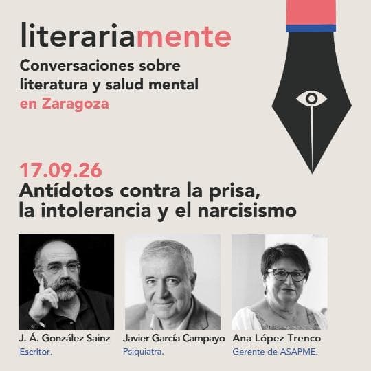 Cartel de Martes de libros (pero en jueves) con José Ángel González Sainz