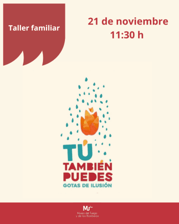 Cartel de Taller familiar: Gotas de Ilusión