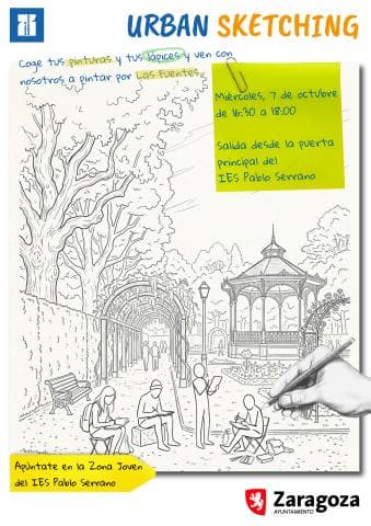 Cartel de Urban Sketching
