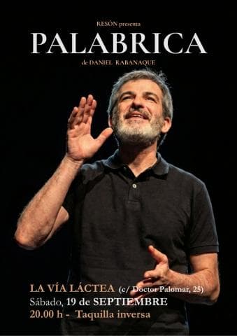 Cartel de Palabrica, de Daniel Rabanaque