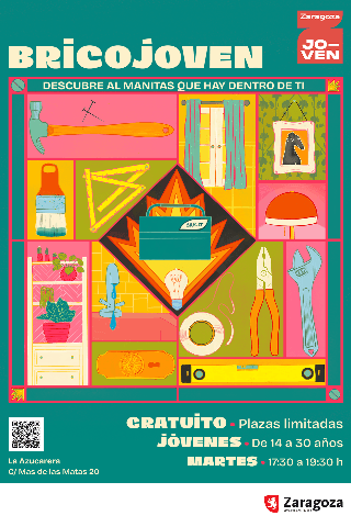 Cartel de Bricojoven: Cambiar un grifo