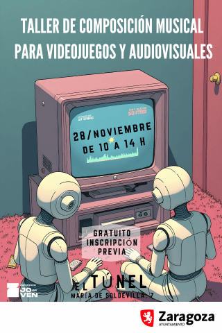 Cartel de Taller de composición musical para videojuegos y audiovisuales