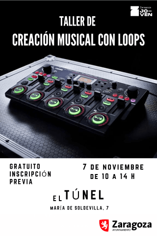 Cartel de Taller de creación musical con Loops, con Foncho Casasnovas