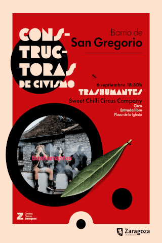 Cartel de TrasHumante(s). Sweet Chilli Circus Company.