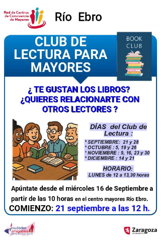 Cartel de Club de Lectura