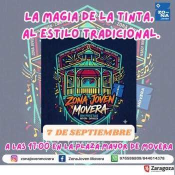 Cartel de La magia de la tinta, al estilo tradicional