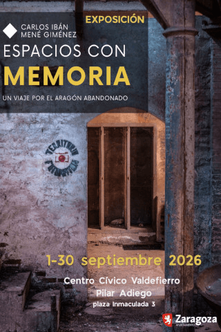 Cartel de Exposición Espacios con Memoria