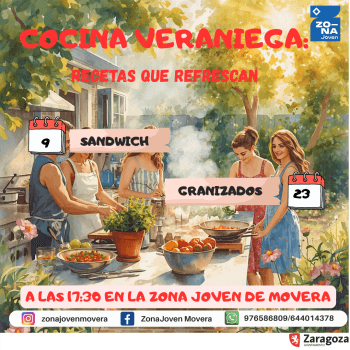 Cartel de Cocina veraniega: recetas que refrescan
