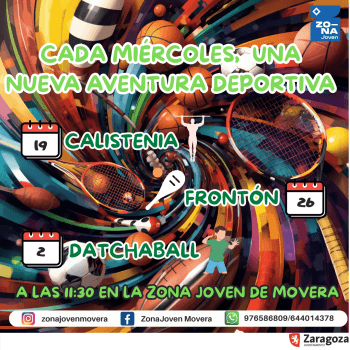 Cartel de Cada Miércoles, una nueva aventura deportiva