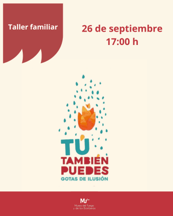 Cartel de Taller familiar: Gotas de Ilusión