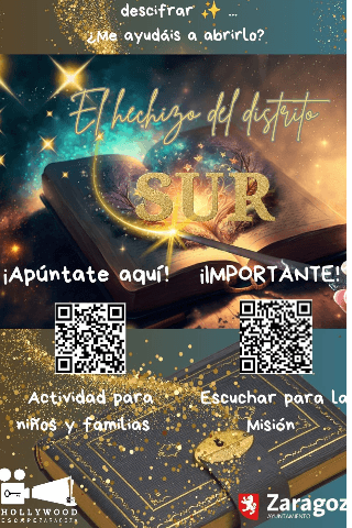 Cartel de Escape-Room: El Hechizo del Distrito Sur
