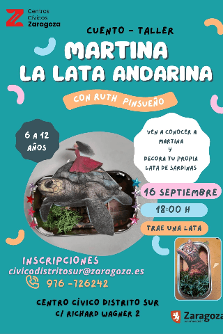 Cartel de Martina la lata andarina