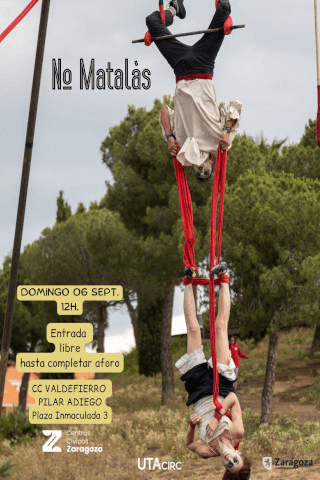 Cartel de No Matalàs. UTA Circ