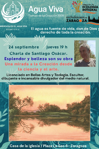 Cartel de Charla de Santiago Osácar