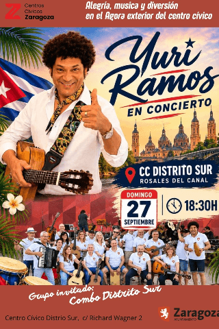 Cartel de Yuri Ramos en concierto