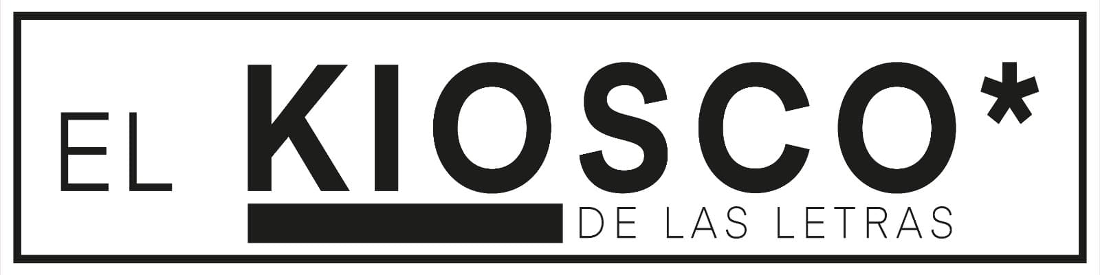 Cartel de El Kiosco de las Letras, abierto en el Parque Grande
