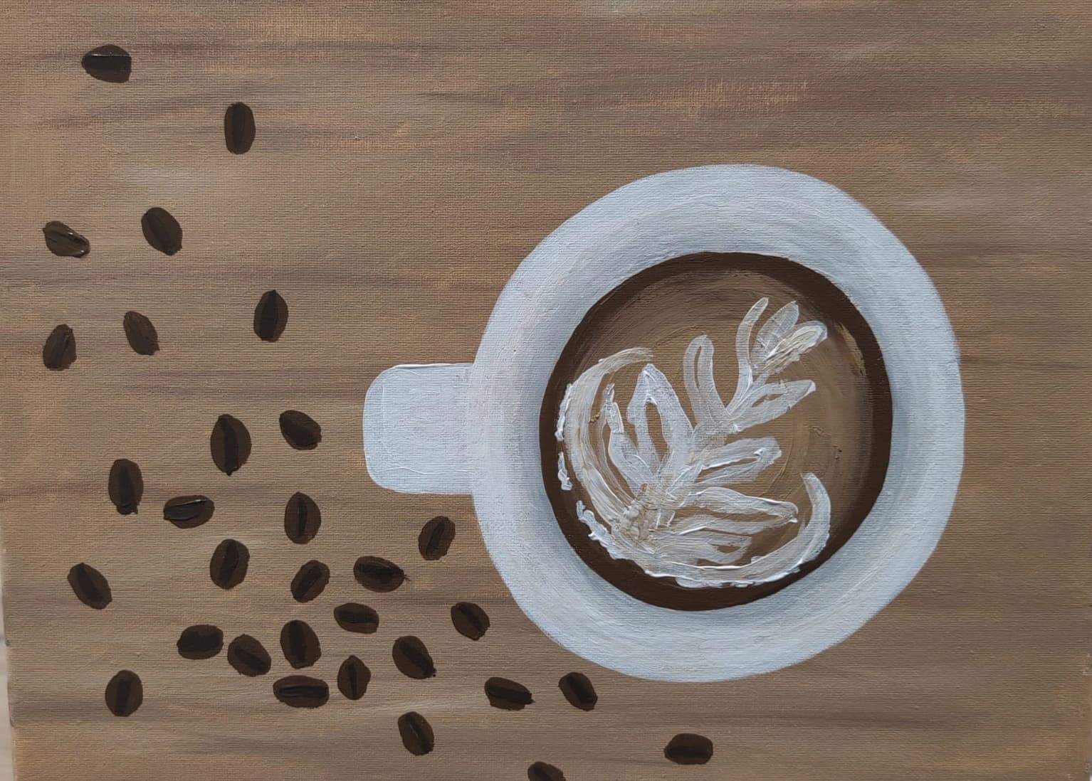 Cartel de Pinta y Brinda: Café
