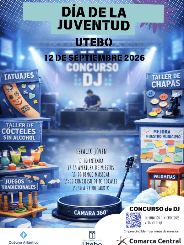 Cartel de Día de la Juventud de Utebo