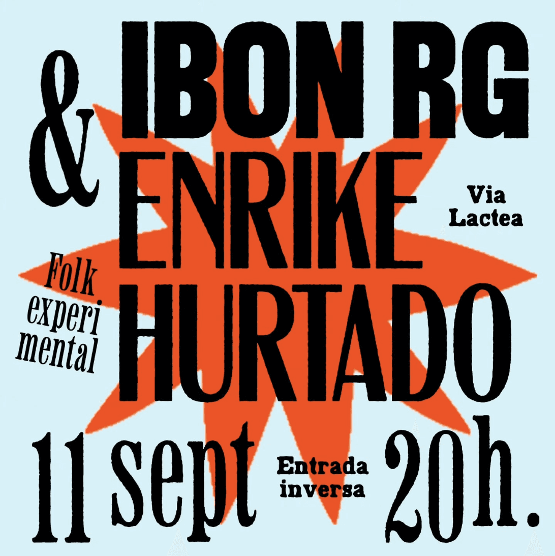 Cartel de Ibon RG & Enrike Hurtado