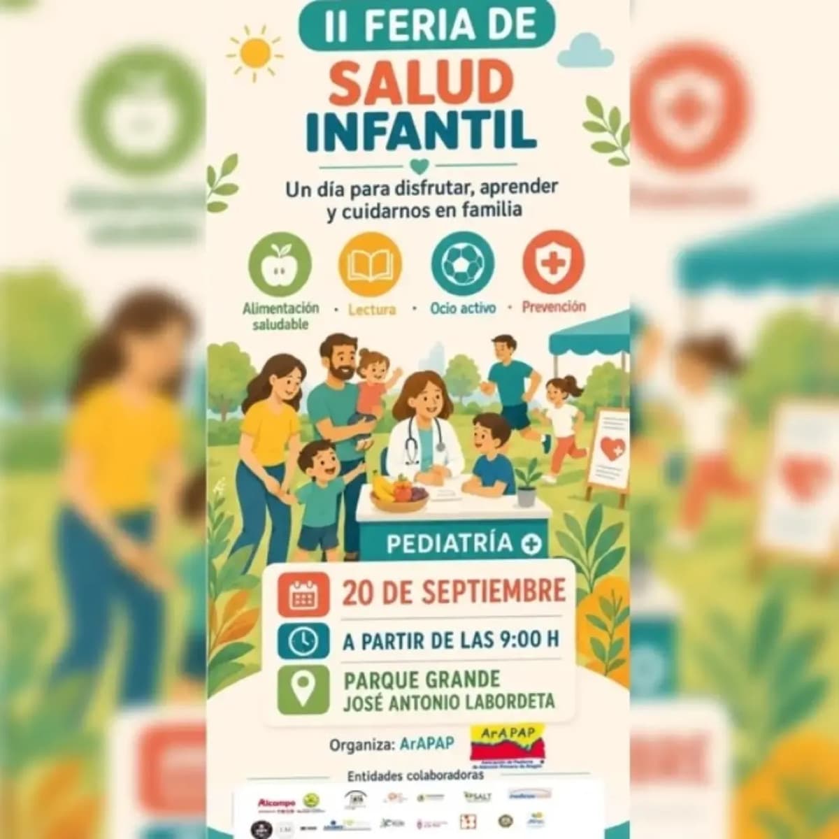 Cartel de II Feria de la Salud Infantil
