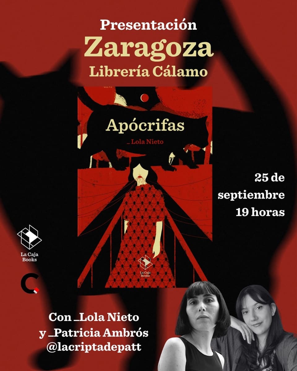 Cartel de Lola Nieto presenta «Apócrifas»