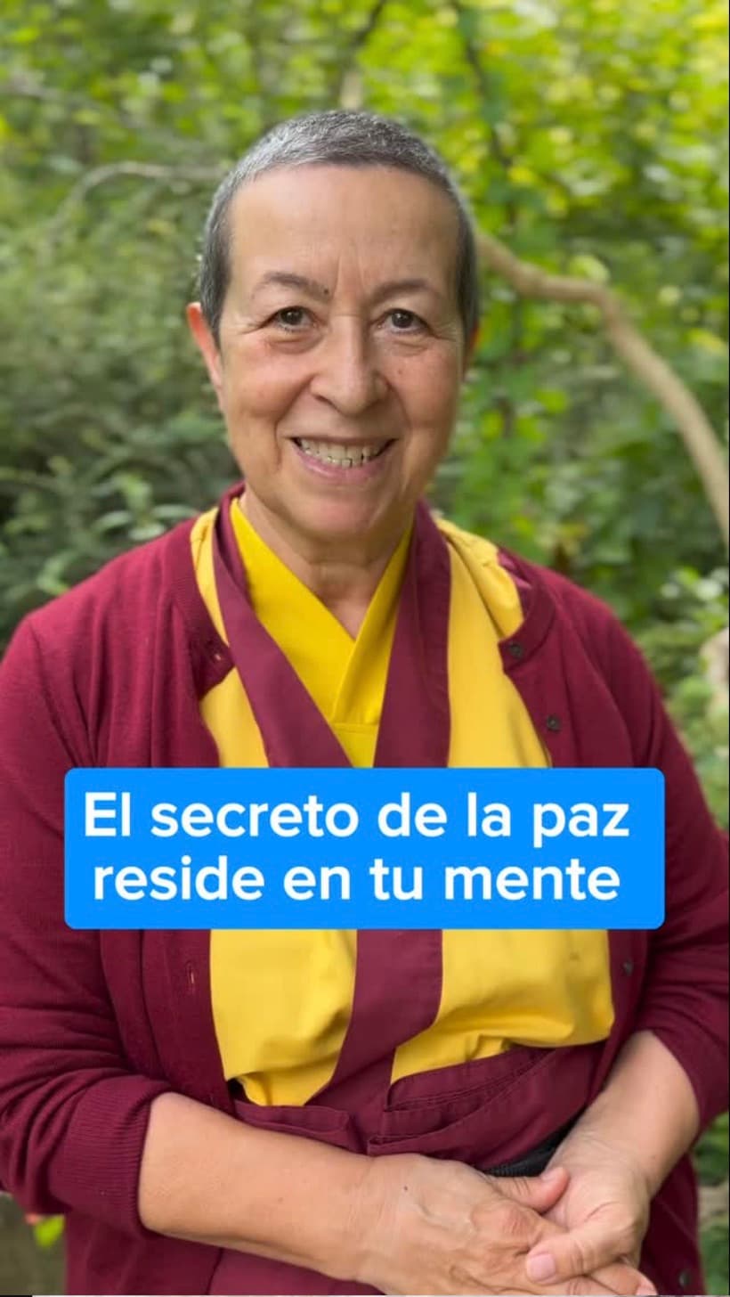 Cartel de Masterclass: construye tu espacio de calma interior, con Kelsang Palmo