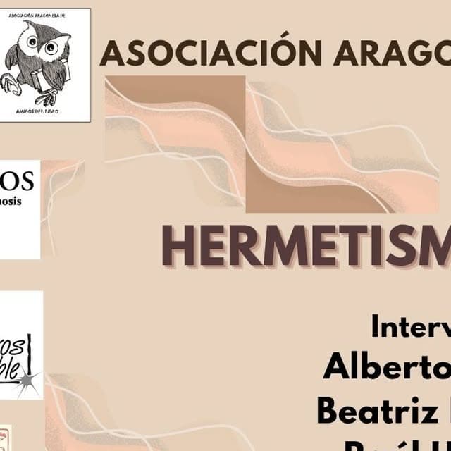 Cartel de Presentación de «Hermetismo y ciencia», de Alberto Pitarch