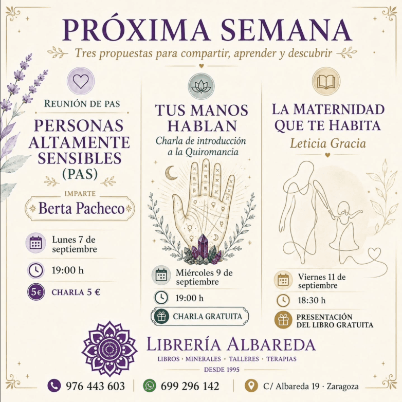 Cartel de Presentación de «La maternidad que te habita», de Leticia Gracia