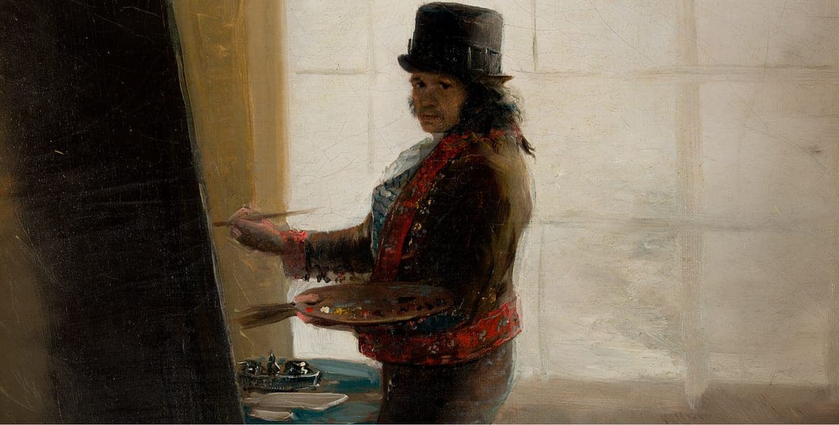 Cartel de Solo Goya. El arte de ver