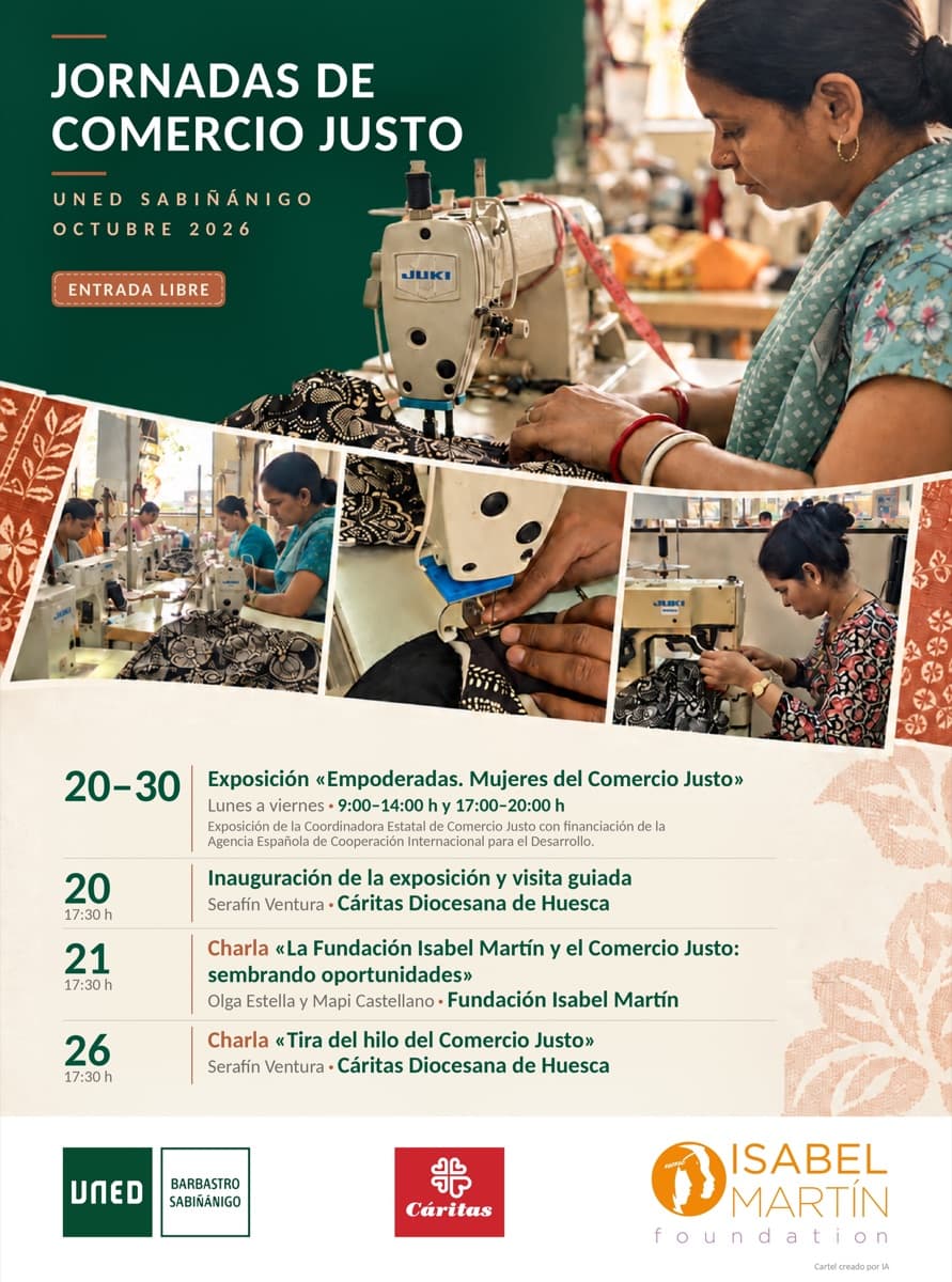Cartel de Exposición «Empoderadas. Mujeres del Comercio Justo»