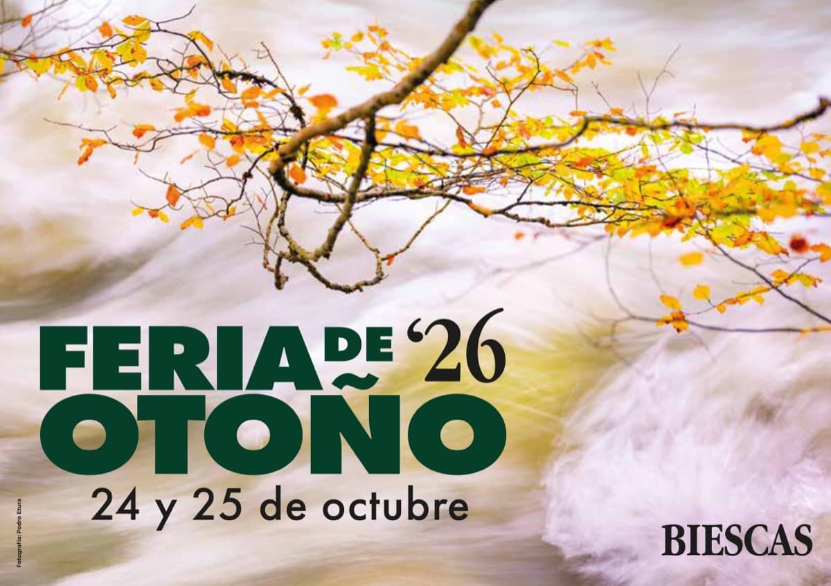 Cartel de Feria de Otoño de Biescas