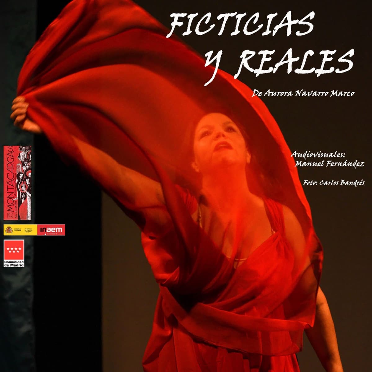 Cartel de «Ficticias y reales», de Teatro El Montacargas