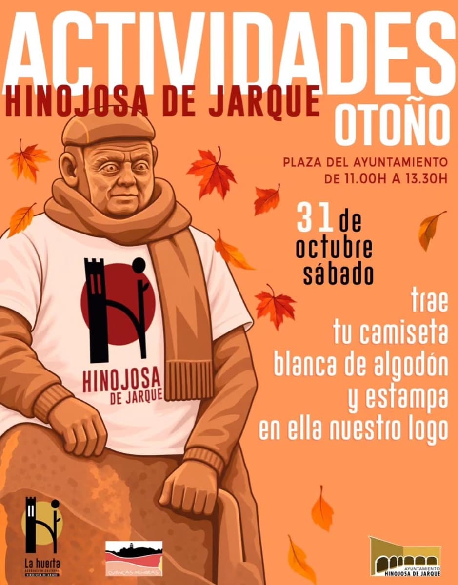 Cartel de Estampa tu camiseta con el logo de La Huerta