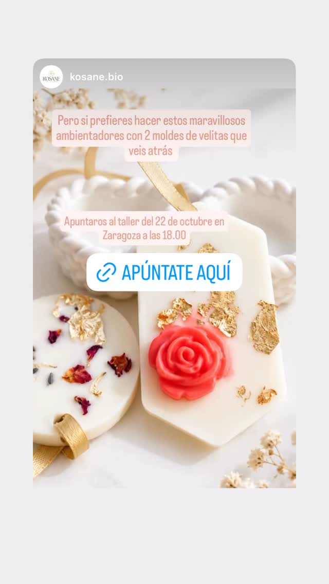 Cartel de Ambientadores sólidos y velitas con Kosane en Gemini