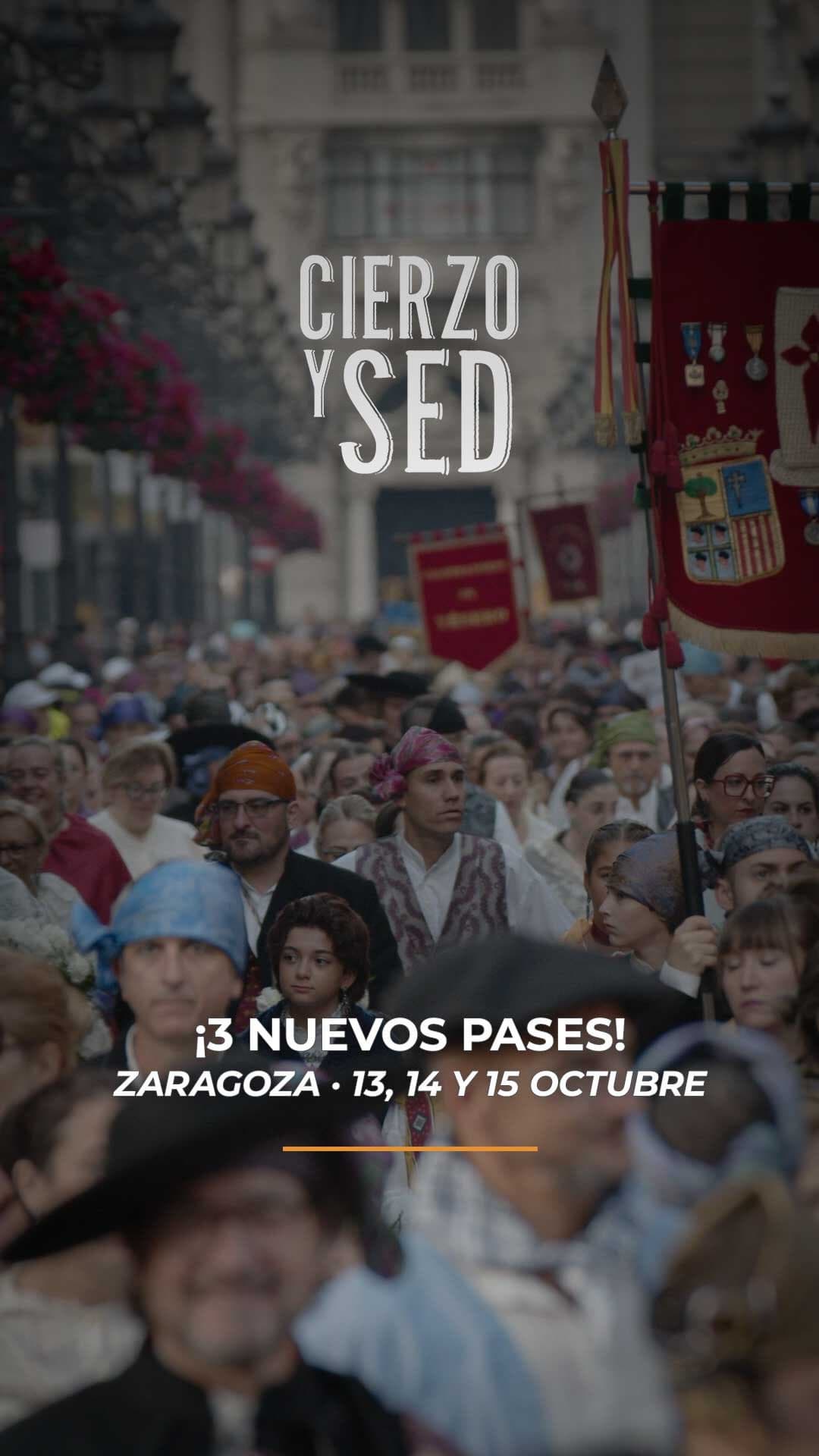 Cartel de Cierzo y Sed. El corazón de Iberia