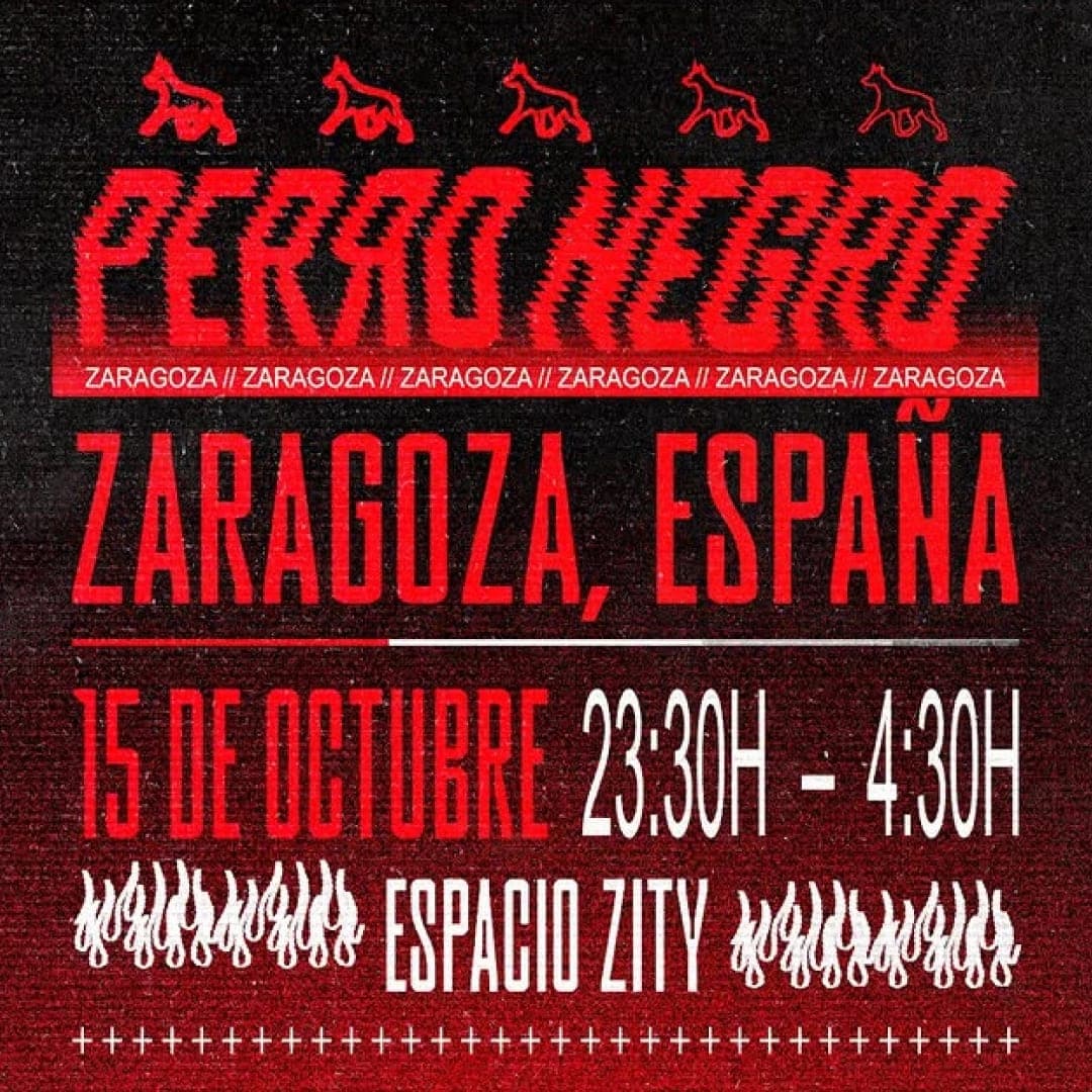 Cartel de Espacio Zity: Perro Negro