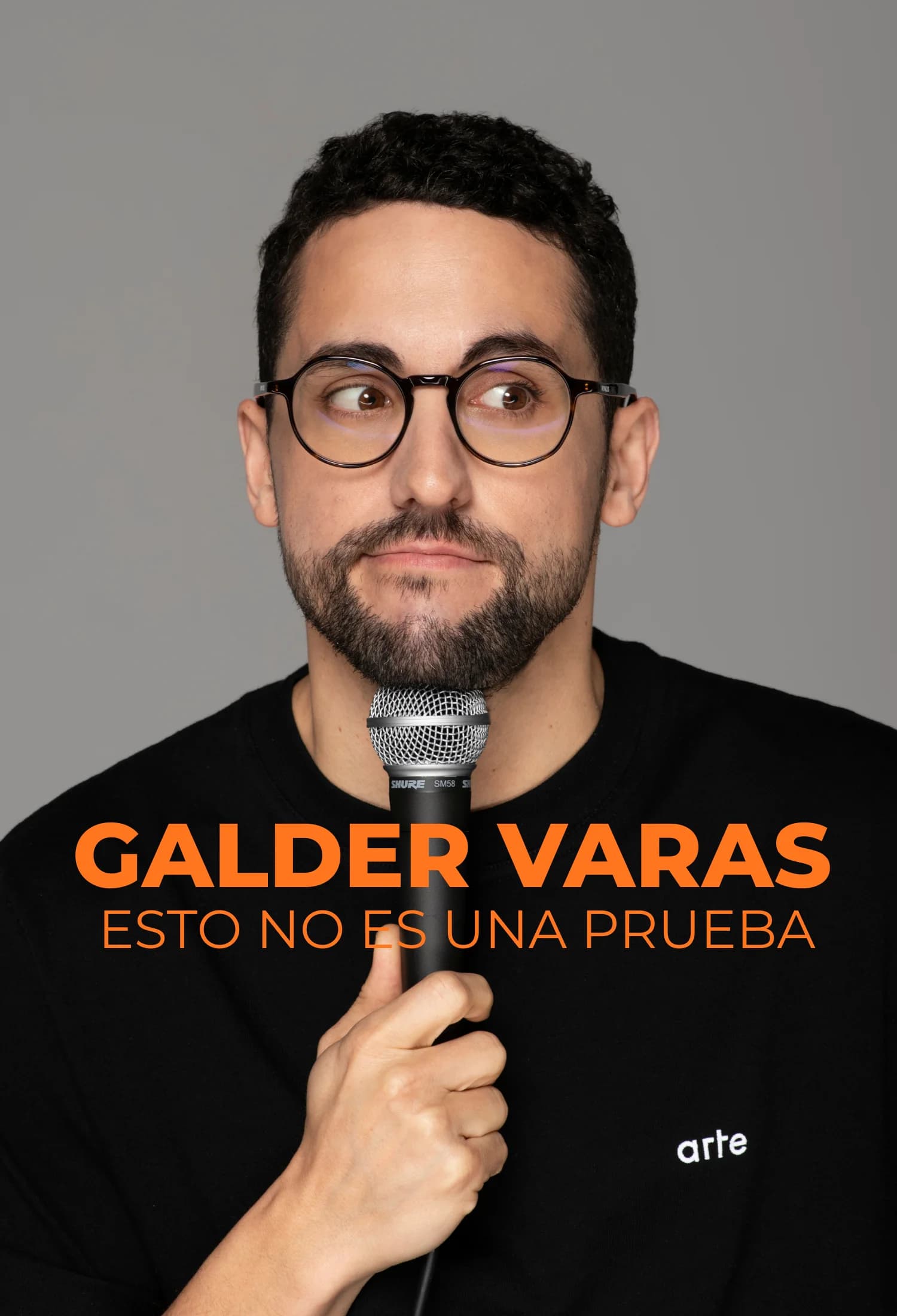 Cartel de Esto no es una prueba. Galder Varas