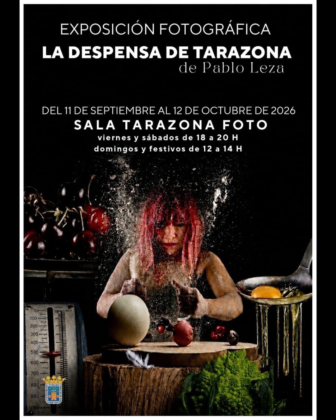 Cartel de Exposición «La despensa de Tarazona», de Pablo Leza