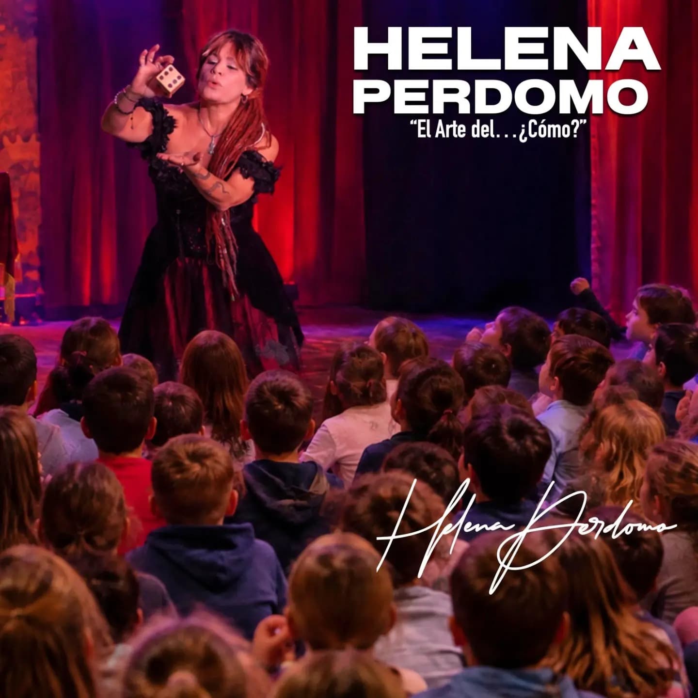 Cartel de Helena Perdomo: violín e ilusionismo en El Sótano Mágico